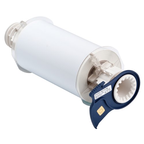 Brady 13549 PowerMark 50' Length x 6" Width, B-580 Vinyl Film, White Indoor/Outdoor Tape