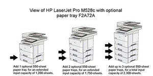 HP Laserjet Enterprise Multifunction Printer M528c (1PV66A) with Additional 550-Sheet Feeder Tray (F2A72A)