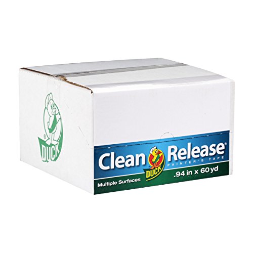 Duck Clean Release Blue Painter's Tape 1-Inch (0.94-Inch x 60-Yard), 24 Rolls, 1440 Total Yards, 284371