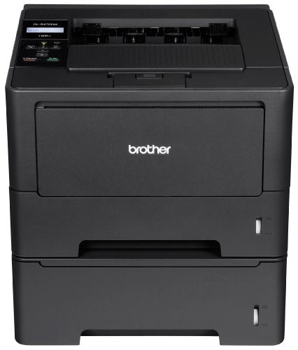 Brother High-Speed Monochrome Laser Printer with Wireless Networking, Duplex and Dual Paper Trays (HL5470DWT), Amazon Dash Replenishment Enabled