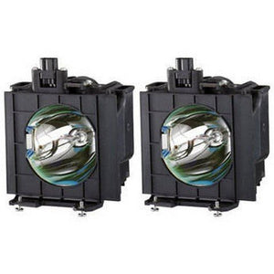 PT-DW11KU Panasonic Twin-Pack Projector Lamps Replacement. Projector Lamp Assemblies with Genuine Original Ushio Bulb inside. Twin-Pack contains 2 Lamps.