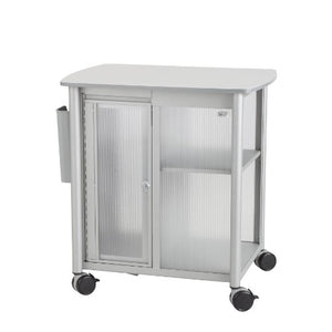 Safco Products 5377GR Impromptu Personal Mobile Storage Center, Gray Top/Metallic Gray Frame