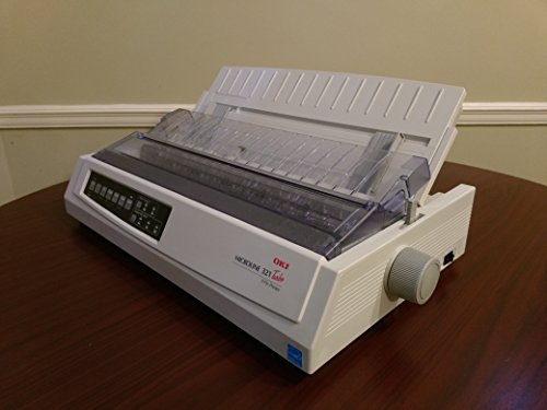 Oki Data Microline 321 Turbo Printer - B/W - Dot-Matrix - 240 DPI x 216 DPI - 9 Pin - 300