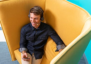 Cisco Wireless On-Ear DECT Headset with Multi-Source Base - Charcoal