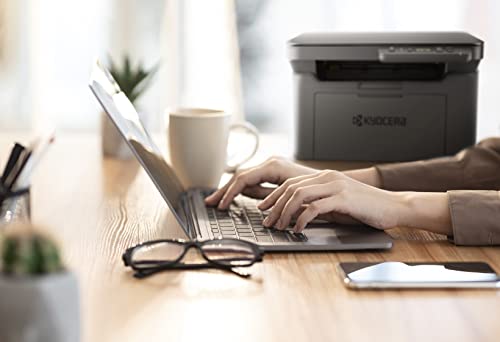 Kyocera MA2000w Multifunctional Monochrome Laser Printer (Print/Copy/Scan), 21 ppm, Wireless & USB 2.0, 600dpi, 2 Digits LED Display, 150 Sheet Capacity, ID Card Copy, 50 Sheet Output Tray, 64MB