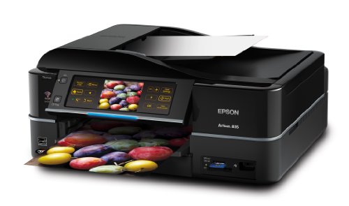 Epson Artisan 835 Wireless All-in-One Color Inkjet Printer, Copier, Scanner, Fax (C11CA73201)