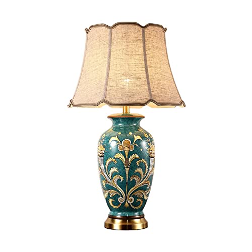 WAOCEO Traditional Ceramic Table Lamp