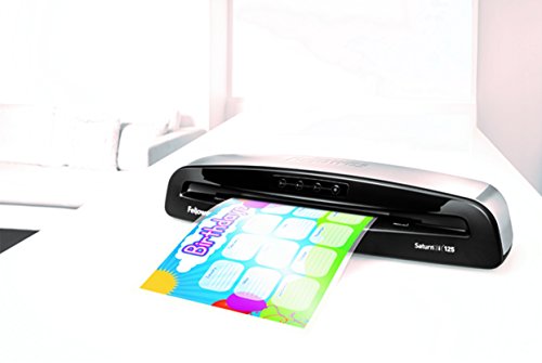 Fellowes Laminator Callisto 125, 12.5 Inch Laminating Machine, with Laminating Pouches Kit (5729101)