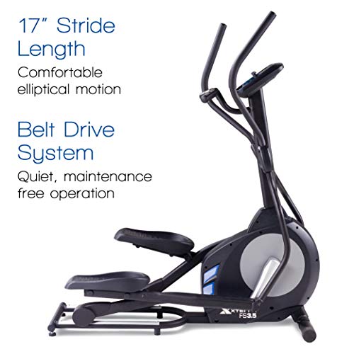XTERRA Fitness FS3.5 Elliptical, Black