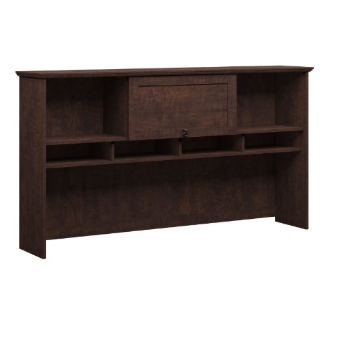 Buena Vista L Shaped Desk with Hutch in Madison Cherry
