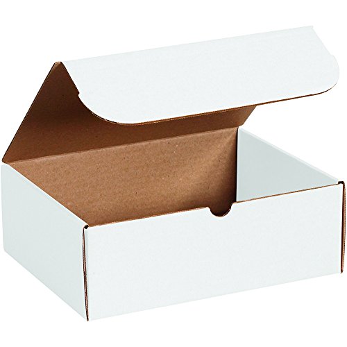 BOX USA ML14145 Literature Mailers, 14" x 14" x 5", White (Pack of 50)