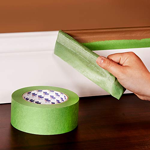 Aviditi Tape Logic 2 Inch x 60 Yards, Premium Green Painter's Tape, Pack of 24 - Great for Painting, Hard to Stick Surfaces, Sharp Paint Lines, Easy Removal and Residue Free (T9373200)