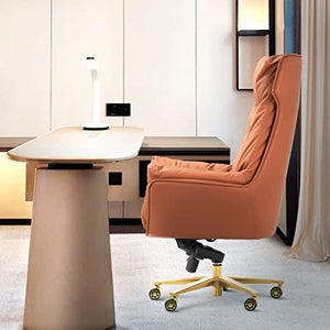 Kinnls Austin Executive Management Office Chair, Leather Ergonomic Swivel Rolling Desk Chair