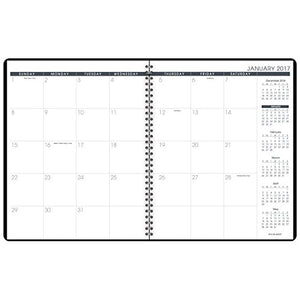 AT-A-GLANCE Monthly Planner / Appointment Book 2017, 15 Months, 8-7/8 x 11", Black (70-260-05)