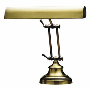 House of Troy Portable Desk/Piano Hinged Lamp, Antique Brass