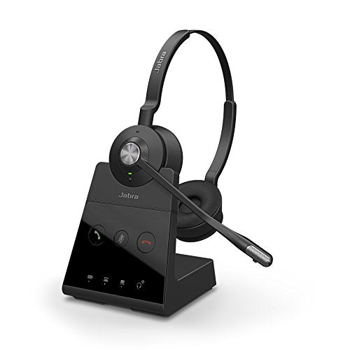Jabra Engage 65 Wireless Headset Bundle | PC/Deskphone, USB, Lifter | Meets Microsoft Skype for Business Open Office Requirements | 13 Hour Battery, Busy Light, Connect 2 Devices (Stereo)