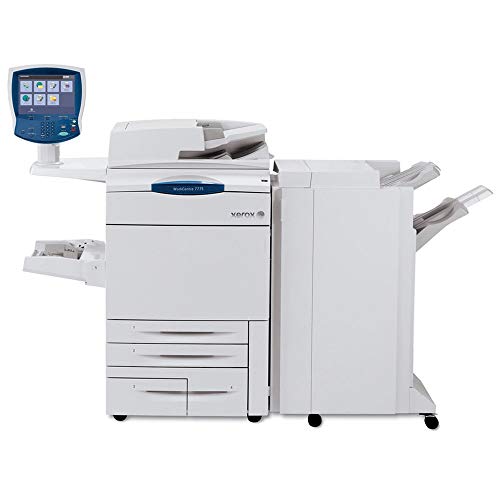Refurbished Xerox WorkCentre 7775 A3 Color Multifunction Copier with PNX Stapler, 2-3 Hole Punch Finisher (Certified Refurbished)