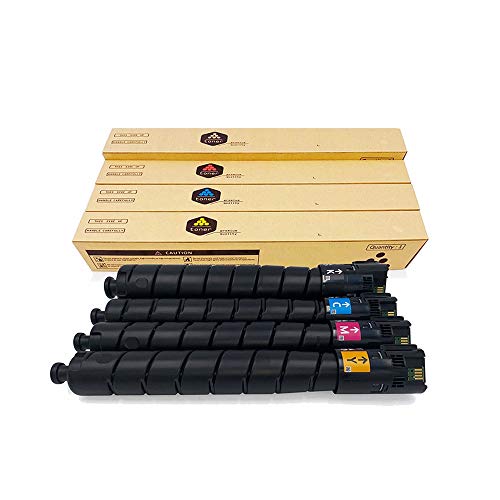 Toner Pros (TM) Remanufactured [Standard Capacity] Toner for Xerox Versalink C8000 Printer (4 Color Pack) - Black 12,600 and Colors 7,600 Pages (106R04037, 106R04034, 106R04035, 106R04036)