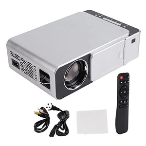 BEYSG Mini Projector, AC 100-240V, Angle Correction, Silver - Hotel Movie Projector