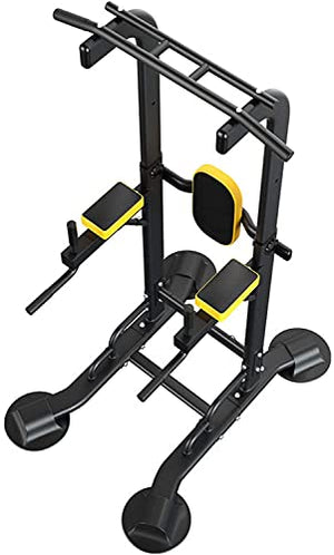 JYMBK Training Fitness Workout Station Power Tower Station, Multi Function Pull Up Bar Dip Station for Strength Training, Workout Abdominal Exercise, Push Up Equipment