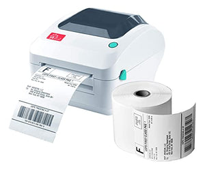 Arkscan 2054A USB + Ethernet/LAN Shipping Label Printer, Support Amazon Ebay PayPal Etsy Shopify Shipstation Stamps.com Ups USPS FedEx DHL On Windows & Mac, w/ 1 Roll of 4x6 Shipping Label
