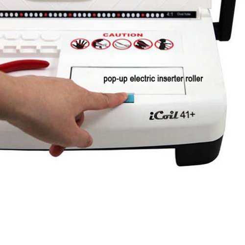 Akiles iCoil-41 11" Coil Binding Machine & Punch Electric Inserter & FREE Crimpers, 4:1 Pitch by Akiles