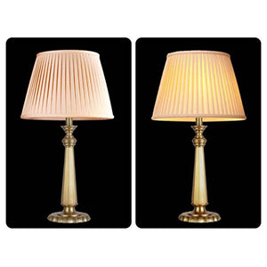 HZB Modern Minimalist Copper Copper Lamp Lamp American Living Room Bedroom Bedside Lamp Creative Lamp