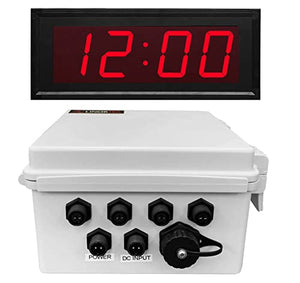 Netbell Linortek Netbell-4K-C TCP/IP Network 4 Zone Break Bell Timer Controller with Digital Clock