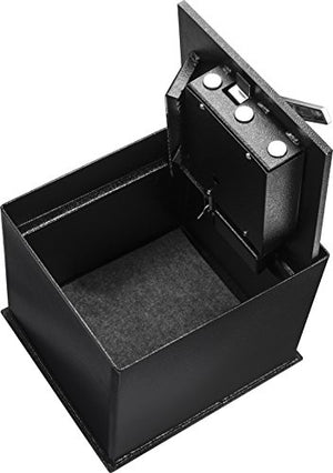 Barska AX13200 Floor Safe with Combination Lock 0.89 Cubic Ft, One Size, Black