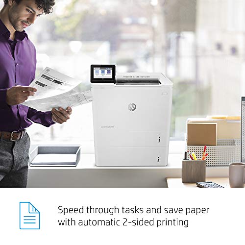 HP LaserJet Enterprise M611x Monochrome Duplex Printer with Dual-band Wi-Fi and Extra Paper Tray (7PS85A)