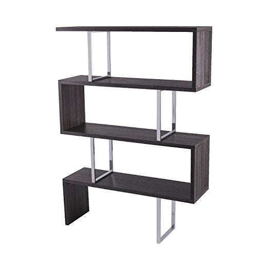 Furniture HotSpot Free Standing Etagere Bookcase - 3 Tier Bookshelf - Open Concept
