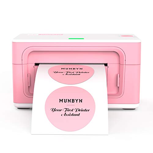MUNBYN Thermal Printer, Label Printer for Shipping Packages 4x6 Labels [Upgraded 2.0] Thermal Label Printer for Home Business, Compatible with Amazon, Etsy, Ebay, Shopify, FedEx, UPS, USPS
