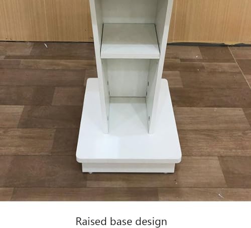 WooDeY Modern Wood Lectern Podium Stand with Open Storage