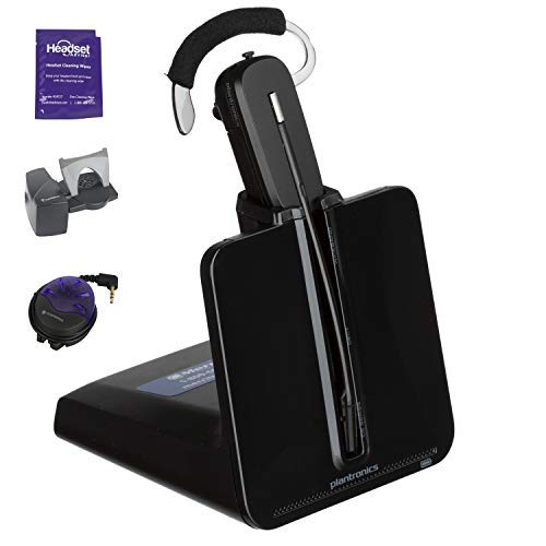 Plantronics CS540 Wireless Headset System Bundled with Lifter, Busy Light and Headset Advisor Wipe- Professional Package