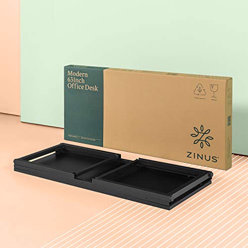 Zinus Modern Large Office Desk, Computer Desk, Workstation 63 Inch