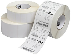 Zebra Technologies 10010043 Z-Select 4000D Direct Thermal Label, 3" x 1", 1" Core, 5" OD, 2340/Roll (Pack of 6)