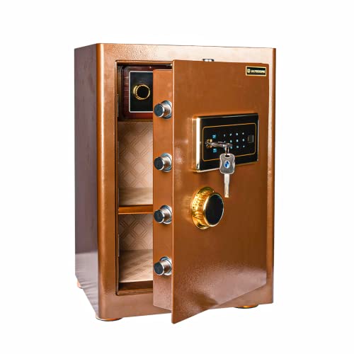 ULTECORE 2.05 Cubic Feet Cabinet Security Safe Box with Digital Keypad & Double Keys Money Lock Box for Home Hotel Office Business Jewelry Gun Cash Documents 23 x 15.7 x 13 inches