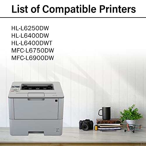 [Black,6-Pack] Compatible TN890 TN-890 Toner Cartridge & DR890 DR-890 Drum Unit Replacement for Brother HL-L6250DW HL-L6400DW HL-L6400DWT MFC-L6750DW MFC-L6900DW Printer