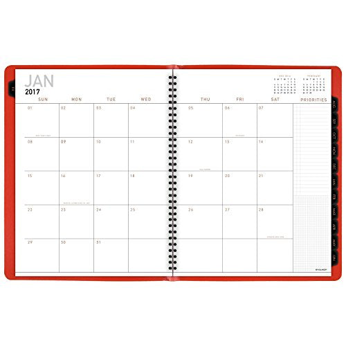 AT-A-GLANCE Weekly / Monthly Appointment Book / Planner 2017, 8-1/4 x 10-7/8", Contempo Fashion, Color Selected For You May Vary (70-940X-00)
