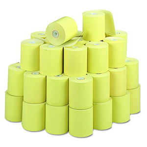 PM Company Perfection POS Canary Thermal Rolls, 3.125 Inches x 230 Feet, 50 Rolls per Carton (05214C)