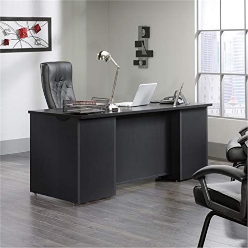 Bowery Hill Executive Desk in Bourbon Oak