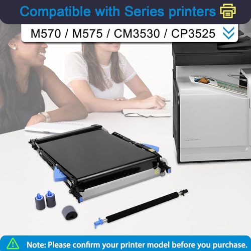 Kelegaan Transfer Kit for Color Laser Printers CM3530 / CP3525 / M570 / M575 - Includes RM1-8177 ITB, Transfer Roller, and Roller Kit