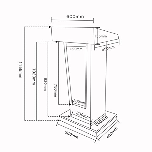Multipurpose Rostrum Speech Podium Hotel Welcome Desk Reception Desk Shopping Guide Information Desk Host Emcees Desk Lectern Reception Desk