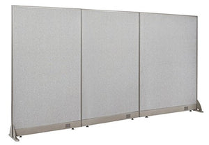 GOF Freestanding Office Partition, Large Fabric Room Divider Panel 102" x 60