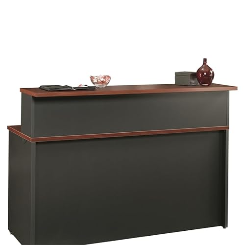 Pemberly Row Classic Cherry Finish Reception Hutch