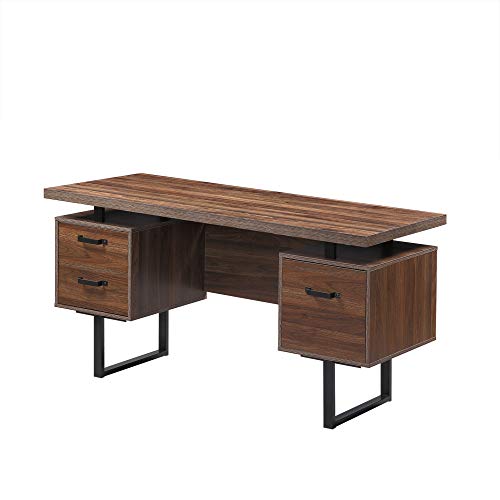 HOVEYY Home Office Computer Desk, Laptop Desk with Drawer Study Writing Table for Home Office Table Workstation Desk with Storage Shelves for Home Office