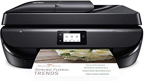 HP OfficeJet 5255 Wireless All-in-One Printer, HP Instant Ink, Works with Alexa (M2U75A), Black