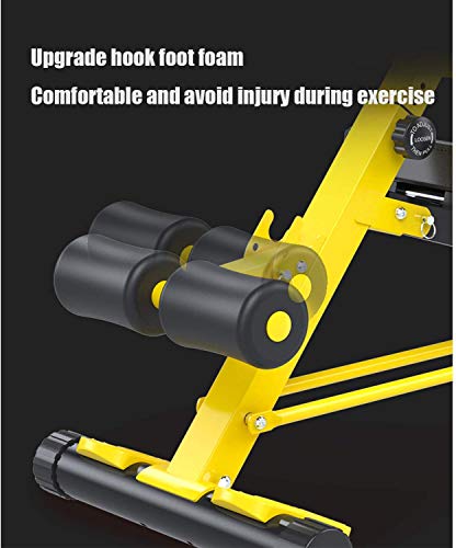 Byakns Home or Commercial Leg Muscle Fitness equipmentMulti-Functional Dumbbell Bench, Roman Chair with 5 Adjustments, Abdominal Hyper Back Extension Bench, Ab Sit up Bench Home Strength Training