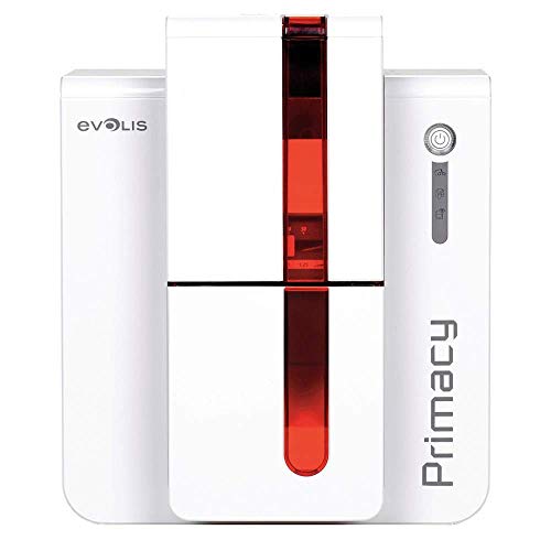 Evolis - PM1H0000RS - Evolis Primacy Single Sided Dye Sublimation/Thermal Transfer Printer - Color - Desktop - Card Print - Auto Feed - 100 Card Feeder, 100 Card Output Hopper, 30 Card Reject Hopper - 4.2 Second Mono - 17.1 Second Color - 300 dpi - 16 MB