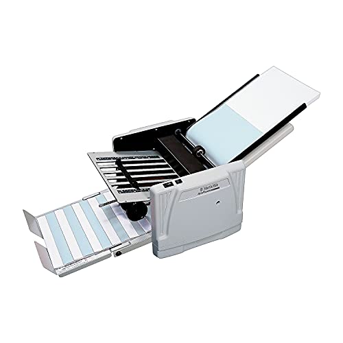 Martin Yale 1217A Automatic Folder; 10300 Sheets/hour; 7 Folds Types: Z, Half, Letter, Baronial, Right Angle, Double Parallel